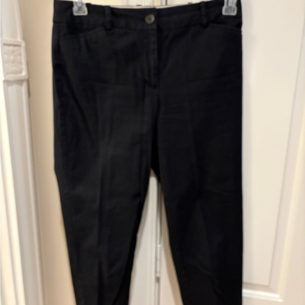 Talbots Perfect Crop Black Cropped Pants